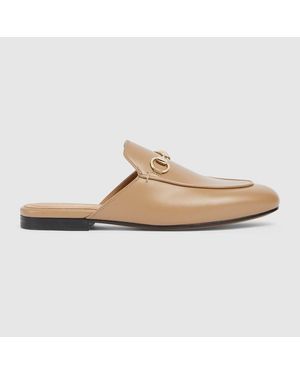 Gucci Princetown Slipper, Leather - Natural