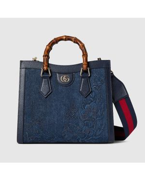 Gucci Diana Medium Tote Bag - Blue