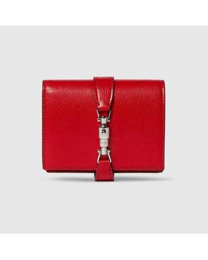 Gucci Mittelgroße Jackie Brieftasche - Rot