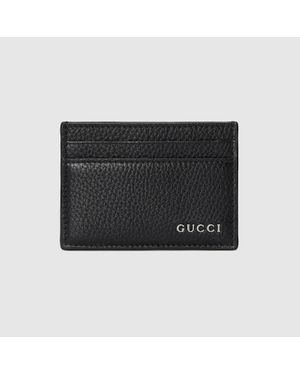 Gucci Kartenetui Mit Logo - Schwarz