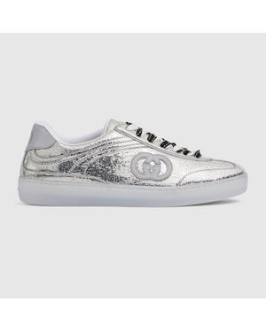 Gucci Zapatilla G75 Para Mujer, Talla - Gris