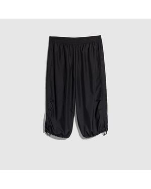 Gucci Technical Silk Poplin Bermuda, Size 48, Ready-To-Wear - Black