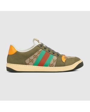 Gucci Zapatilla Screener Para Hombre, Talla - Azul
