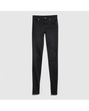 Gucci Washed Cotton Denim Skinny Trousers - Black