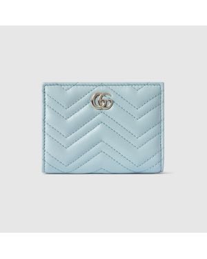 Gucci Gg Marmont Wallet - Blue