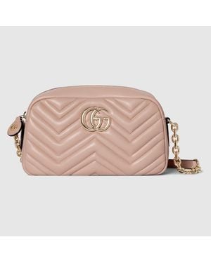 Gucci Gg Marmont Small Camera Bag - Pink