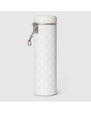 Gucci Gg Tennis Ball Case, Gg Canvas - White
