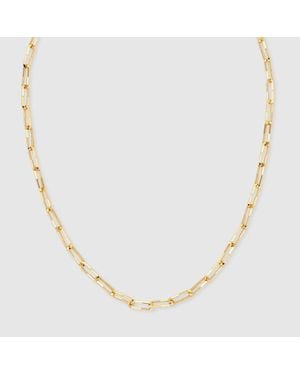 Gucci Link To Love Halskette 18 Karat - Mettallic