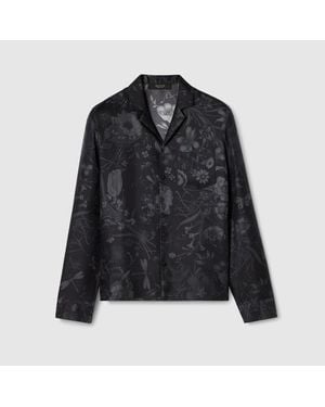 Gucci Camicia Bowling - Nero