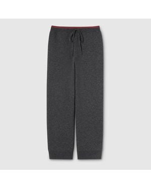 Gucci Pantalón De Cashmere Y Lana, Talla - Gris