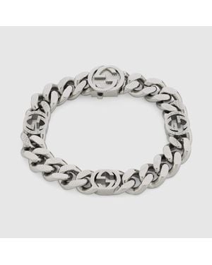 Gucci Pulsera con gg - Metálico