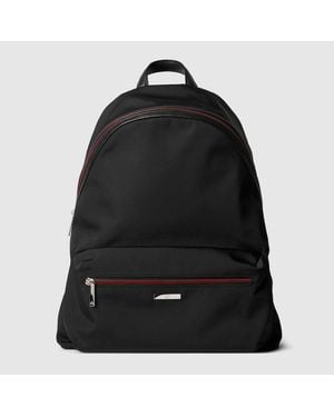 Gucci Tag Medium Backpack - Black