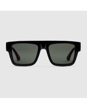 Gucci Occhiali Da Sole Quadrati - Nero