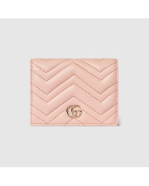 Gucci Gg Marmont Small Wallet - Pink