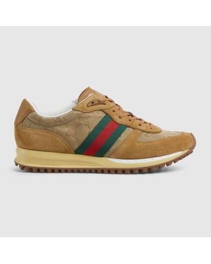 Gucci Re-Motion Sneaker, Nylon - Brown