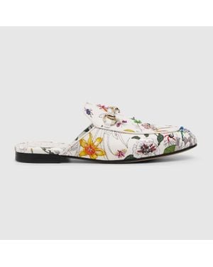 Gucci Princetown Slipper, Fabric - Metallic