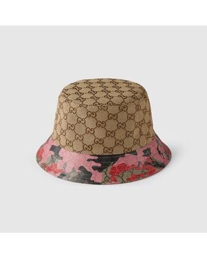 Gucci Gg Canvas Bucket Hat, Gg Canvas - Brown