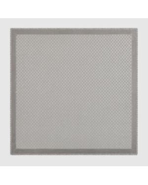 Gucci Halstuch Aus Wolle Mit Gg Motiv - Grau