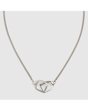 Gucci Staffa Pendant Necklace - Metallic