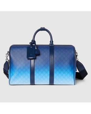 Gucci Mittelgroße Chroma Reisetasche - Blau