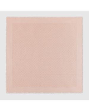 Gucci Halstuch Aus Gg Baumwoll- Und Seidenjacquard - Pink