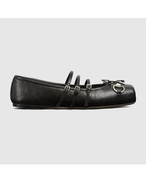 Gucci Ballerina Donna Con Morsetto, Taglia - Nero