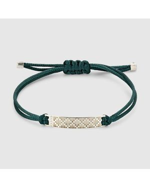 Gucci Bracelet Cordon Diamante - Bleu