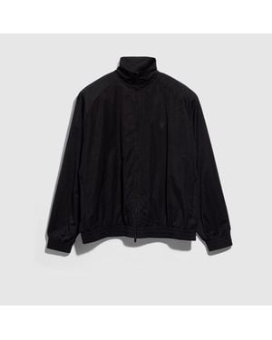 Gucci Soft Technical Twill Zip Jacket - Black