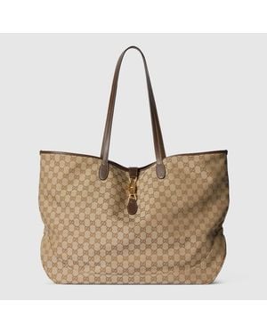Gucci Jackie Large Tote Bag - Natural