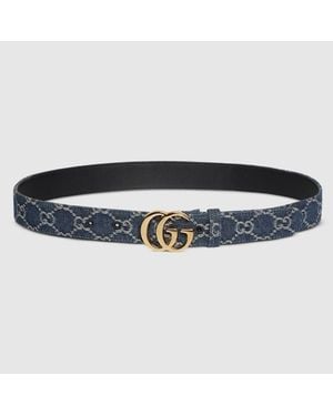Gucci Gg Marmont Gürtel, Größe 100 - Schwarz
