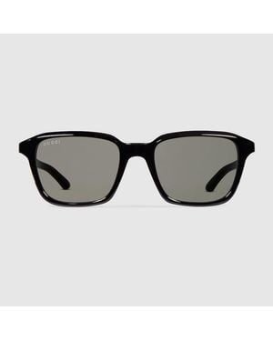 Gucci Gafas De Sol Cuadradas - Negro