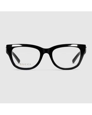 Gucci Geometric Optical Frame - Black