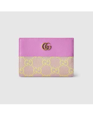 Gucci Cartera Gg Con Bolsillo Para Monedas - Morado