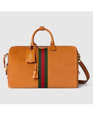 Gucci Borsone Savoy Misura Media - Marrone