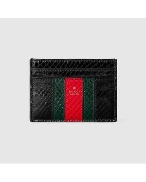 Gucci Portacarte Web Trademark - Nero