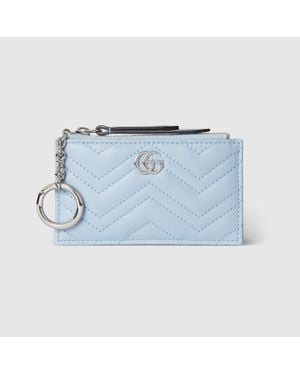 Gucci Gg Marmont Schlüsseltäschchen - Blau