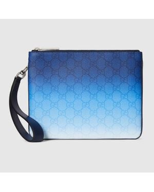 Gucci Kleine Chroma Pouch - Blau