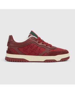 Gucci Baskets Re-Web Pour Homme, Taille - Rouge