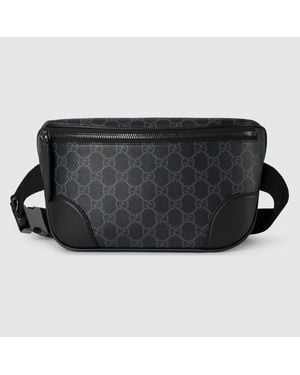 Gucci Riñonera Gg Emblem Tamaño Mediano, Talla 90 - Negro