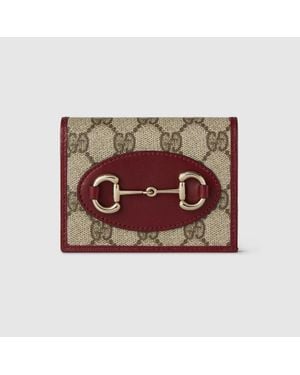 Gucci Portacarte Horsebit 1955 - Neutro
