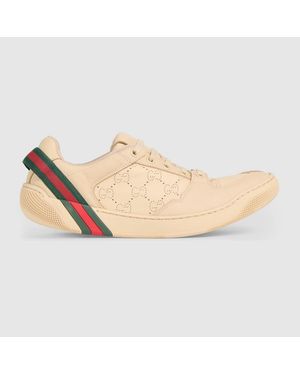 Gucci Baskets Screener Pour Femme, Taille - Neutre