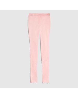 Gucci Leggings De Seda Falla Elástica, Talla - Rosa