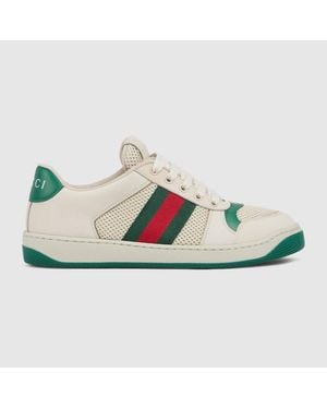 Gucci Zapatilla Screener Para Mujer, Talla - Verde