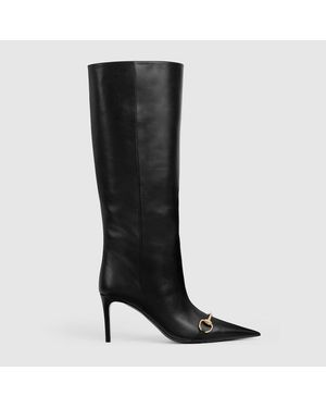 Gucci Donna Slip-On Boot, Uk - Black