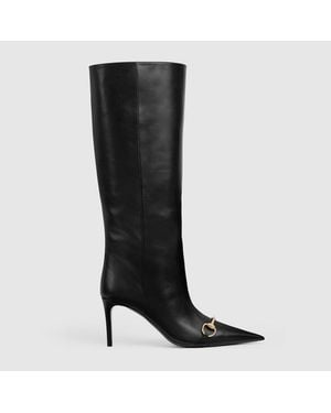 Gucci Boots Slip-On Donna Pour Femme, Taille - Noir