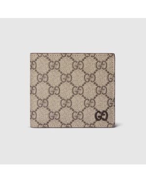 Gucci Portamonedas Con Gg E Interior Marrón - Neutro