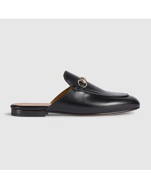 Gucci Princetown Leather Slipper - Black
