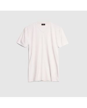 Gucci Camiseta De Punto De Rayón Suave, Talla - Blanco