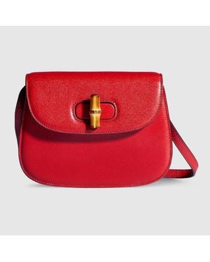 Gucci Minibolso Bamboo - Rojo