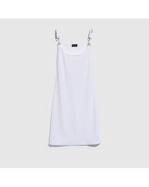 Gucci Viscose Crêpe Jersey Dress With Horsebit, Ready-To-Wear - White